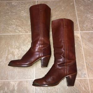 Vintage leather boots
